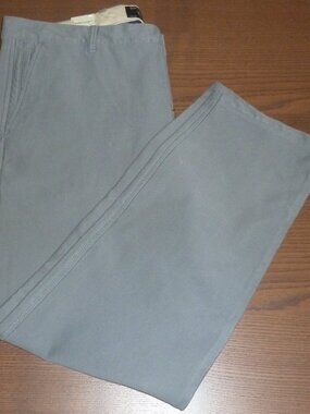 DOCKERS Men's Comfort Knit Chino Slim Fit Pants Knit Gray 38X30 New